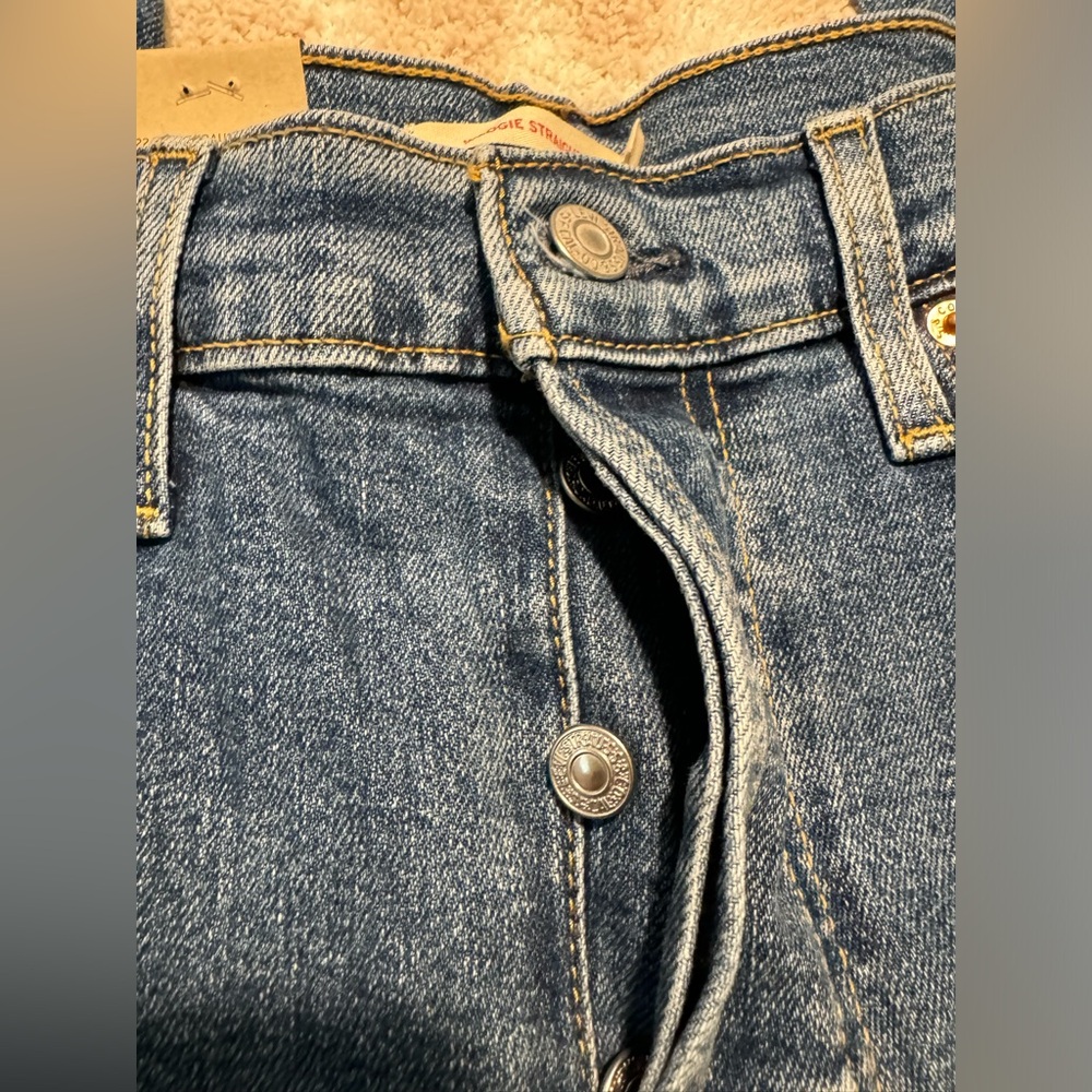 Levi’s Wedgie Straight Jeans // Size 8 Short - Picture 6 of 7
